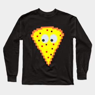 Pizza freak guy Long Sleeve T-Shirt